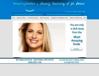 familydentistryofstpeters.com screenshot