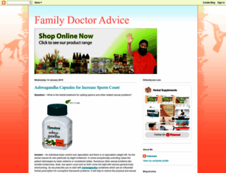 familydoctoradvice.blogspot.in screenshot