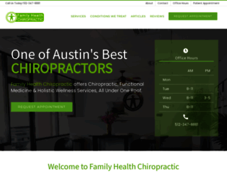 familyhealthchiropractic.com screenshot