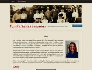 familyhistorytreasures.wordpress.com screenshot