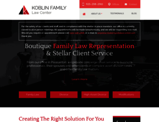 familylawpleasanton.com screenshot