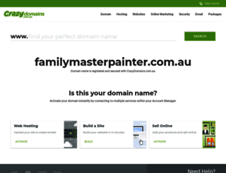 familymasterpainter.com.au screenshot