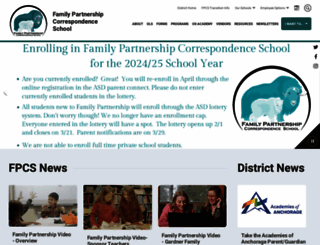 familypartnership.asdk12.org screenshot