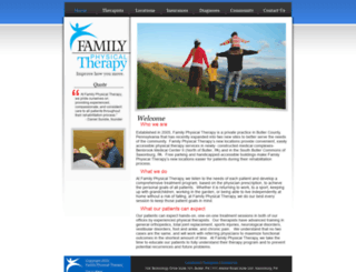 familyphysicaltherapypa.com screenshot