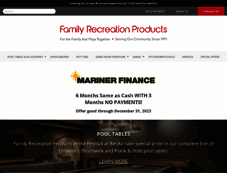 familyrecreation.net screenshot