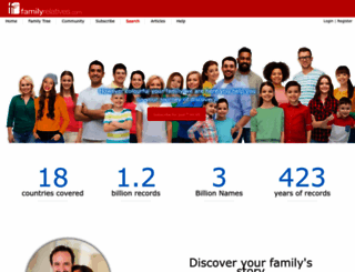familyrelatives.com screenshot