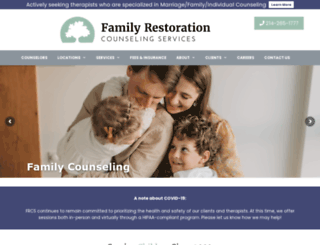 familyrestorationcounseling.com screenshot