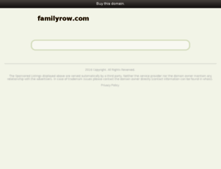 familyrow.com screenshot