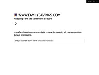 familysavings.com screenshot