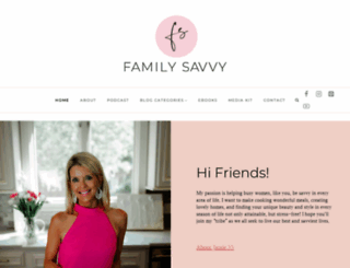 familysavvy.com screenshot