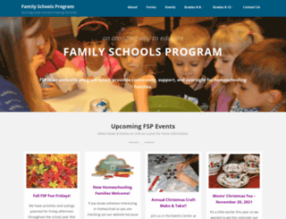 familyschoolsprogram.org screenshot