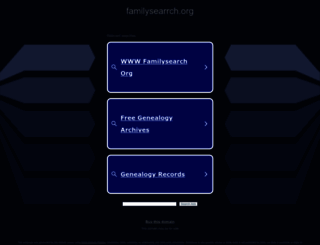 familysearrch.org screenshot