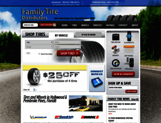 familytiredistributors.com screenshot