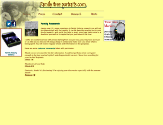familytreeportraits.com screenshot