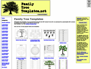 familytreetemplates.net screenshot