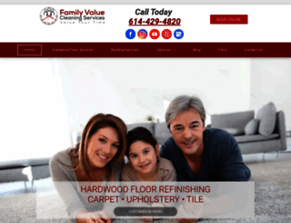 familyvaluecleaning.com screenshot