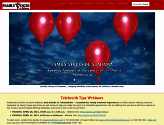 familyvoicesal.org screenshot