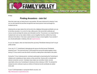familyvolley.com screenshot