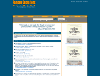 famous-quotations.com screenshot