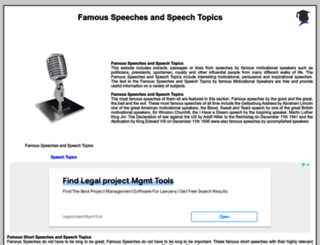 famous-speeches-and-speech-topics.info screenshot