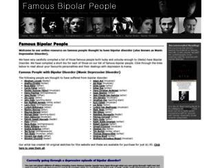 famousbipolarpeople.com screenshot