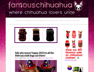 famouschihuahua.com screenshot