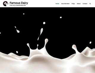 famousdairy.com screenshot
