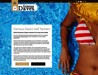 famousdavestanner.com screenshot