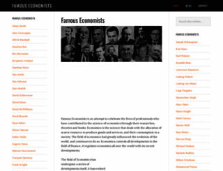 famouseconomists.net screenshot