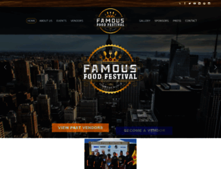 famousfoodfestival.com screenshot