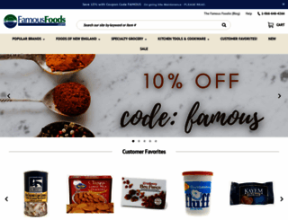 famousfoods.com screenshot