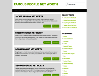 famousnetworth.org screenshot