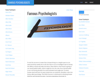 famouspsychologists.org screenshot