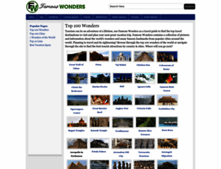 famouswonders.com screenshot