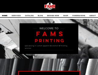 famsprinting.com screenshot
