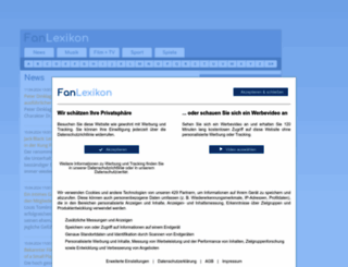 fan-lexikon.de screenshot