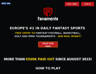 fanaments.com screenshot