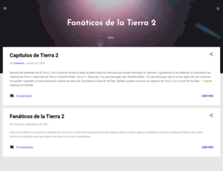 fanaticos-tierra2.blogspot.com screenshot