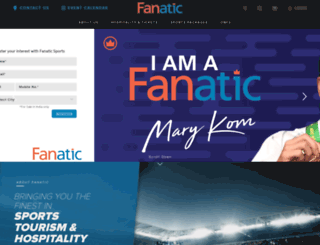 fanaticsports.in screenshot