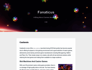 fanaticus.org screenshot