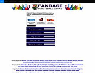 fanbase-links.co.uk screenshot