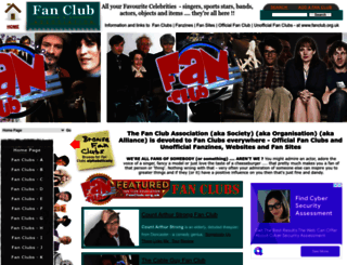fanclub.org.uk screenshot
