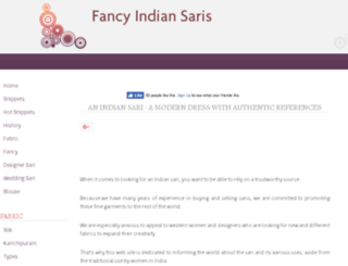 fancy-indian-saris.com screenshot