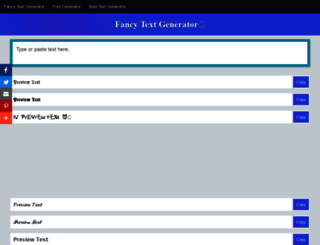 fancy-textgenerator.com screenshot