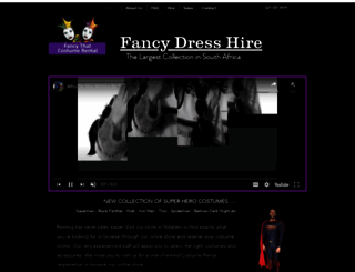 fancydress.co.za screenshot