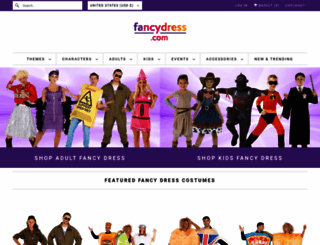 fancydress.com screenshot
