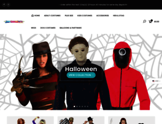 fancydressandparty.com screenshot