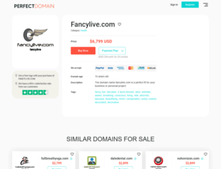 fancylive.com screenshot
