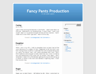 fancypantsproduction.com screenshot