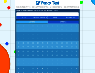fancytext.co screenshot